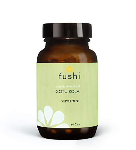 Fushi Organic Gotu Kola Capsules, 60 Caps | Fresh-Ground Whole Food | Ayurvedic Herb for Memory & Concentration | Helps Skin Problems, Varicose Veins & Wounds | Ethical & Vegan  | Made in the UK