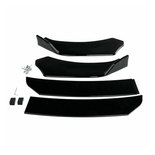 Spoiler de pare-chocs inférieur ABS brillant pour protection et style avant VW Caddy Mk3