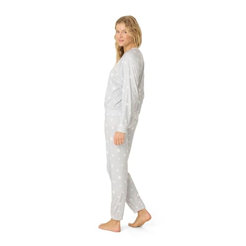 PJ Salvage Women's [Amazon Exclusive] Cloud Jersey Jogger Pajama 2-Piece Pj Set3