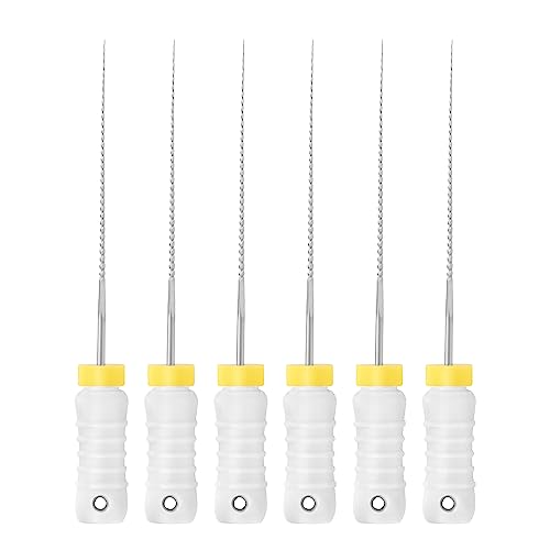 Xux XUX-K-FILE #15 6Pcs/Pack Endo Hand Use K-File Stainless Steel Endodontic Files #15 Endo Rotary Files 21Mm/25Mm thumb #6