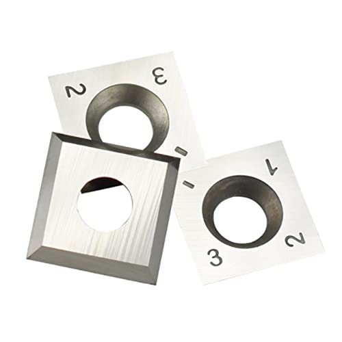 Juego de 10 inserts de carburo 15mm para torneado madera miniatura 3