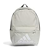 Maße: 15 cm x 36 cm x 44 cm adidas Unisex Rucksack Clsc Bos Bp, Wonder Silver/White, IP7178, NS