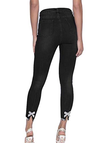 Frank Lyman - Pantalones vaqueros, color negro Negro XXL