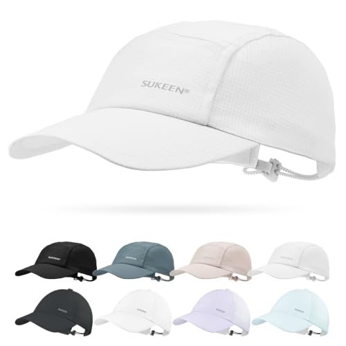 Image of Sukeen Lightweight Running Hat for Women Sports Baseball Cap Unstructured | Quick Dry, Adjustable, Breathable, Comfortable, Absorb Sweat, UPF50+, Packable for Hiking, Tennis, Golf, Workout, Gym, Outing