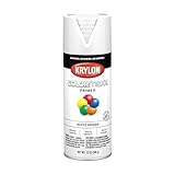 Krylon K05584007 COLORmaxx Primer Spray Paint for Indoor/Outdoor Use, White, 12 Ounce (Pack of 1)