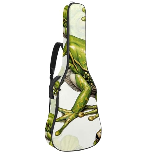 Custodia protettiva per chitarra acustica da pollici custodia impermeabile con comoda e design rana colorata Multicolore 42.9x16.9x4.7 in Borsa per elegante