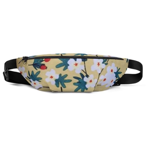 Sac banane motif fleuri idéal pour vos festivals d'été et balades