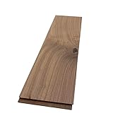 The Hardwood Edge Walnut Hardwood Planks - Walnut Wood for Unfinished Wood Crafts - 1/4’’ (6mm) 100% Pure Hardwood - Laser Engraving Blanks - Solid Hardwood Planks for Crafts (1/4″ x 4 1/2″ x 18″, 2)