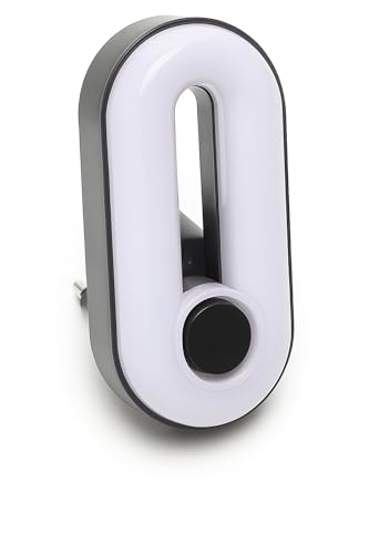 Luminárias de Tomada Noturna Bivolt – Luz Suave para Quarto Infantil e Ambientes Aconchegantes (Preto)