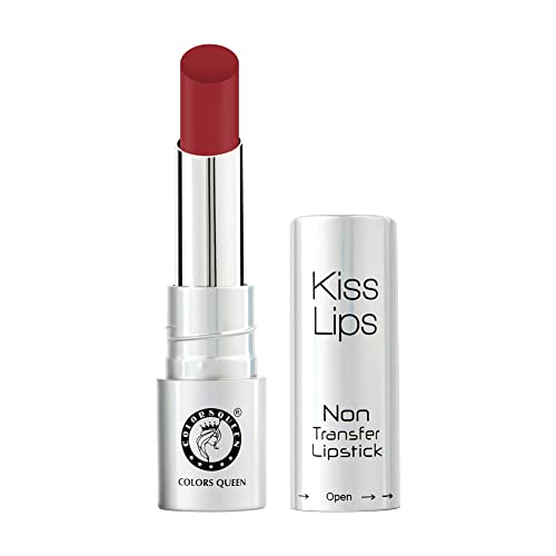 Image of Colors Queen Kiss Lips Matte Lipstick | Smudge Proof & Non Transfer | Creamy Matte Long Stay Lipstick for Women (05 - Gold Rich)