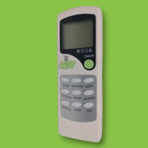 Image of Sanavya AC Remote Control - Compatible Replacement for Split & Window Air Conditioners - Replicates Genuine Remote Functions (Carrier Ac Remote 7A)