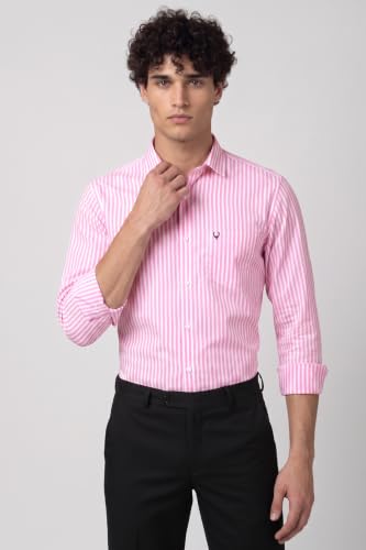 Allen Solly Men Pink Cotton Blend Shirt - Image 5