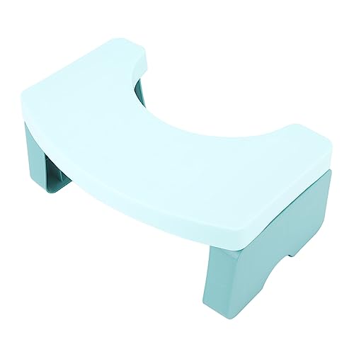BAOK Squat Footrest, Strong Weight Support, Easy to Store, Foldable Toilet Stool, Portable for Travel (Green)