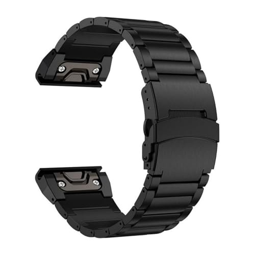 Bracelet montre titane 22mm 26mm Garmin Fenix idéal sport et bureau