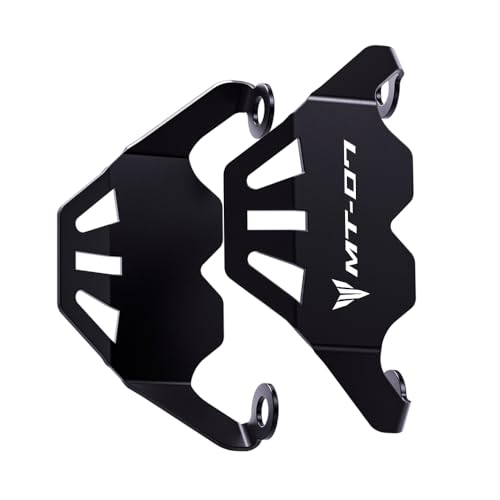 LLIDFONK Fits for Yamaha MT-07 MT07 MT 07 FZ07 2025 2026 Motorcycle Accessories Aluminum Front Brake Caliper Guards Protection Covers Protectors (Black)