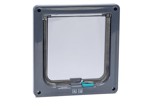 Karlie Porta per gatti a 2 vie, larghezza: 19,2 cm, altezza: 20 cm, antracite