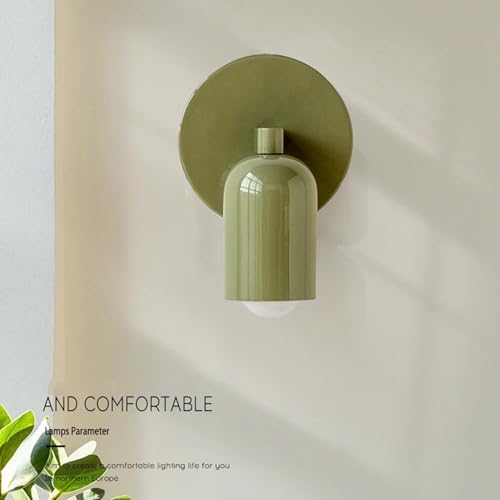 Lámpara de Pared Nórdica Colorida Aplique Luz de Fondo Decoración Dormitorio Pasillo Pack 3 6