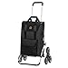 Produktbild Andersen Einkaufstrolley Royal Treppensteiger und Einkaufstasche Senta schwarz 49 Liter