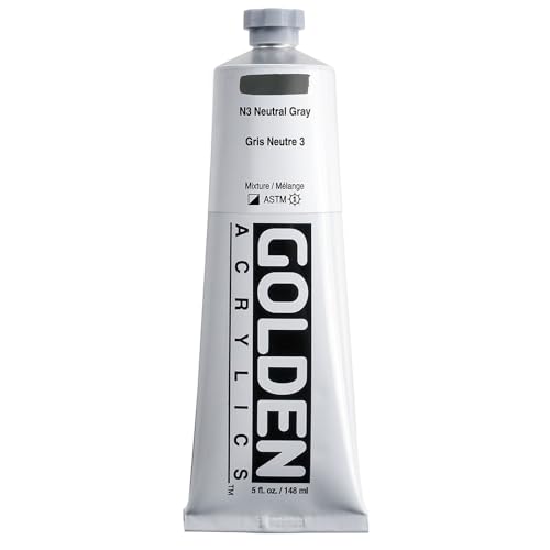 Golden Acrylic : 150ml Heavy Body NEUTRAL GREY NO.3