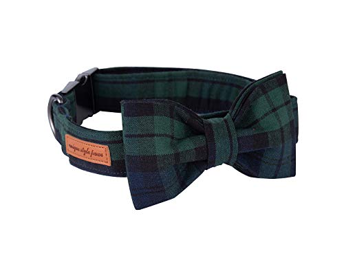 Unique Style Paws Christmas Dog And Cat Collar With Bow Pet Gift Adjustable Soft And Comfy Bowtie Collars For Small Medium Large Dogs (Xl) #TOP1