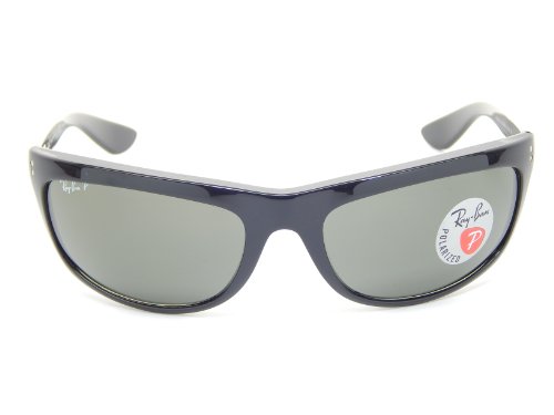 Ray Ban Balorama RB4089 601/58 Black/ Crystal Green 62mm Polarized Sunglasses2