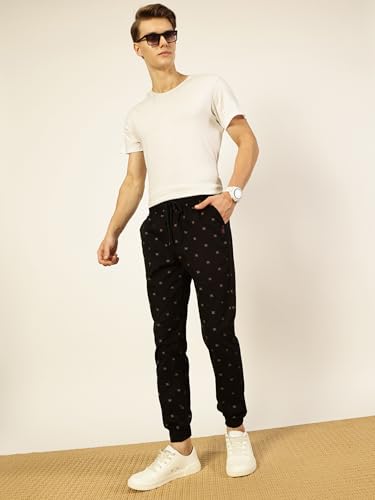 Image of Thomas Scott Men's Abstract Printed Smart Slim Fit Joggers
