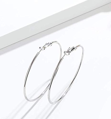 925 Sterling Silver Circle Endless Hoop Earrings - Jewellery for Women4