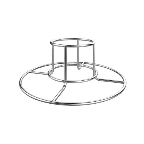 Rejilla for pollo de acero inoxidable for parrilla, horno, soporte for latas cerveza, asador Vertical grado for suministros cocina(Round)