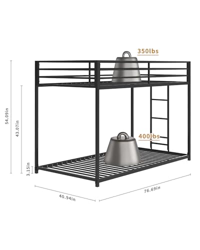 Life Sky LIFESKY METAL BUNK BED 001 Twin Over Twin Bunk Bed thumb #1