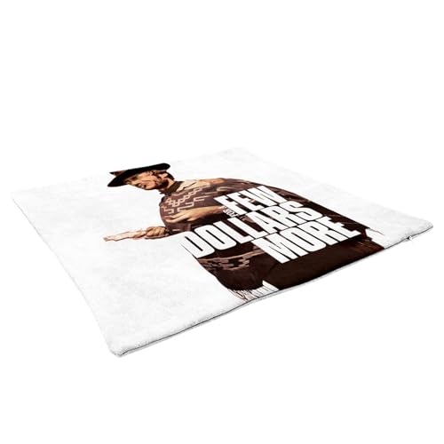 Coussin similicuir blanc anti-tache motif affiche film vintage pour rénover un fauteuil usé