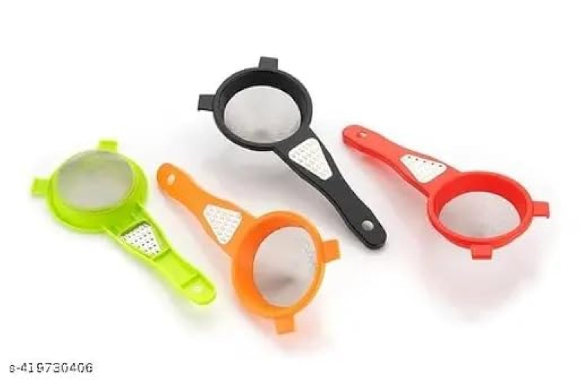 Pack of 4 Tea or Coffee Strainer Sieves with Grater