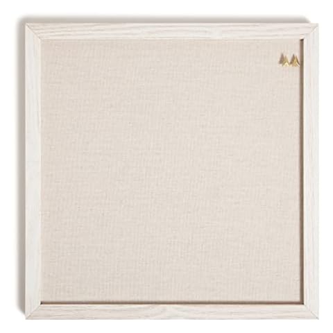 U Brands Rustic Linen Bulletin Board Cover