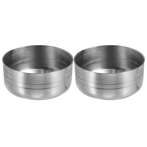 DRESSOOS Tapa de Acero Inoxidable para Coctelera de 550 Ml, 2 Piezas, Resistente y Práctica, Antisalpicaduras, Accesorio Adecuado para Bares, Cocinas y Tiendas de Té Leche