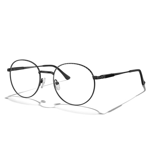 Image of Round Reading Glasses for Women Fashionable Design Reader Computer Glasses And Spring Hinges