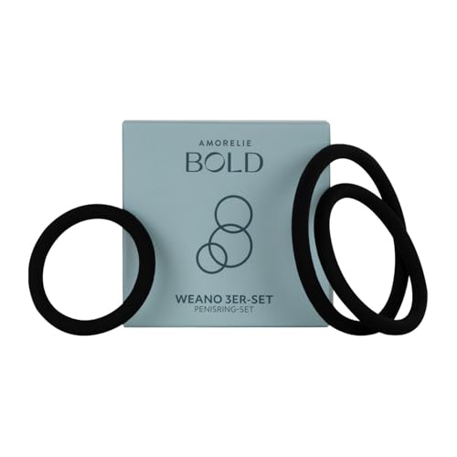 Preisvergleich Produktbild AMORELIE BOLD Penisringe Set Weano