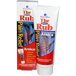 NATRA BIO CREAM ARNICA RUB, 4 OZ pack 3