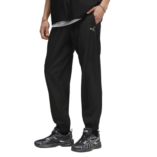 PUMA Pumatech Woven Cargo Pants Cl, pantalon tissé noir stretch pour homme confortable