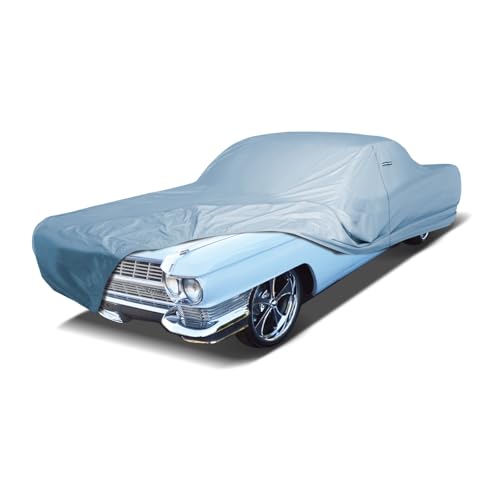 Image of iCarCover Premium Car Cover for 1949-1964 Cadillac DeVille Coupe, Sedan Heavy Duty Waterproof All-Weather Automobiles Custom Fit Indoor Outdoor UV Snow Protection Covers with Straps and Bag