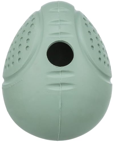 TRIXIE Steh-Auf-Snack-Ei - robustes Hundespielzeug aus Gummi für langen Spielspaß - 8 cm, Futterspielzeug für Leckerlies - 34947 Verschiedene