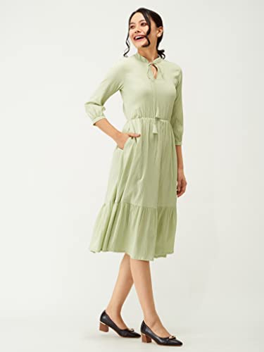 Image of AASK Women Fit and Flare Dress