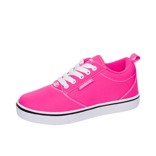 HEELYS Pro 20 (Little Kid/Big Kid/Adult), Pink/White, 5 Big Kid, ...