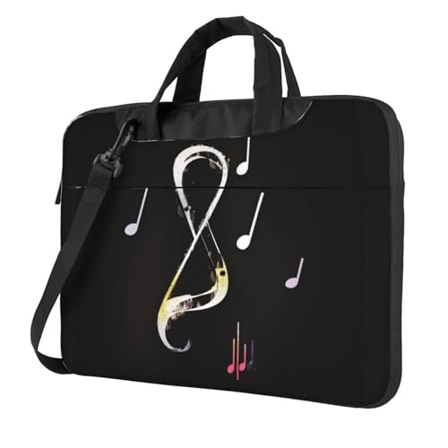 Sacoche ordinateur notes de musique pour protéger son pc avec style