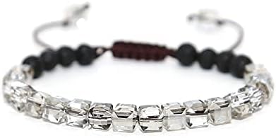 Miniatura 2 de LIAGZA Anxiety Stress Healing Crystal Rose Quartz Bead Bracelet Healing Crystals Stone Jewelry Beaded Charm Fashion Strand Bracelets Anti Depression