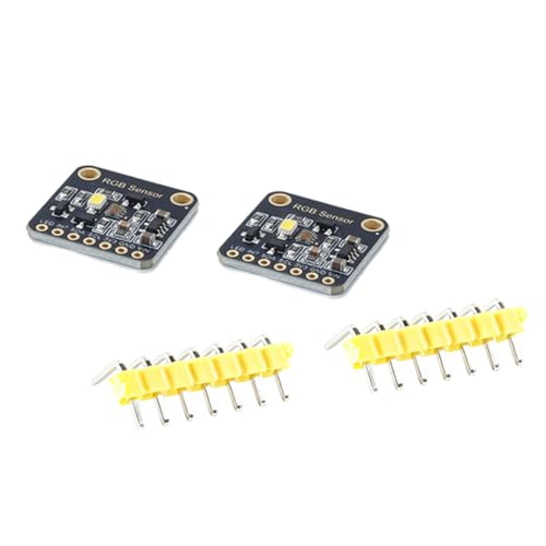 Fasizi Sensor De Color RGB TCS34725 De 3 Piezas, Módulo De Reconocimiento De Color Con Filtro IR