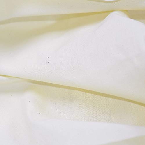 Premium 2-Yard Natural Cotton Muslin Fabric – Versatile 100% Cotton, 47 Inches Wide for Crafting and Sewing Projects 4 Premium 2-Yard Natural Cotton Muslin Fabric – Versatile 100% Cotton, 47 Inches Wide for Crafting and Sewing Projects - Image 3