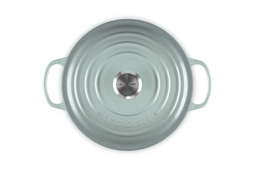 Image of Le Creuset Enameled Cast Iron Signature Deep Round Oven, 6.5 qt., Sea Salt