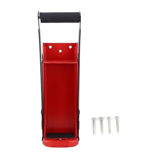 Trituradora de latas de 500ML, Trituradora de latas con mango, Herramienta de reciclaje de botellas de plástico de goma de acero rojo con abridor, para latas y latas de bebidas Uso cómodo Nuevo