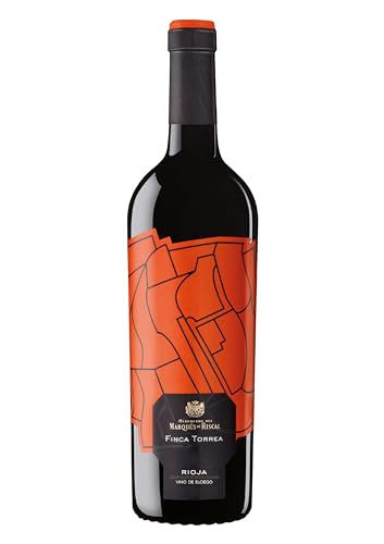 Finca Torrea - Vino Tinto Crianza de Marqués de Riscal Denominación de Origen Calificada Rioja, Variedad Tempranillo, 18 meses en barrica - Botella 750 ml