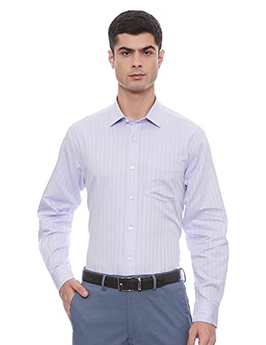 Image of Amazon Brand - Arthur Harvey Men's Regular Shirt (AH01-GTZ-DOB-C100 Lilac 44)