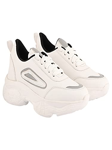 Shoetopia Womens Pepsi White Casual Shoe - 3 UK (Pepsi-White) (B0BT1ZLG8W) Amazon Price History, Amazon Price Tracker